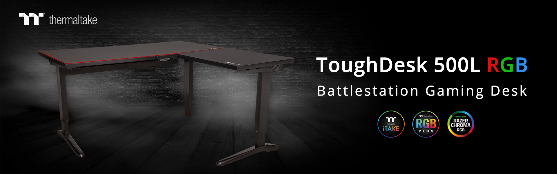 Thermaltake ToughDesk 500L RGB Battlestation Gaming Desk_2