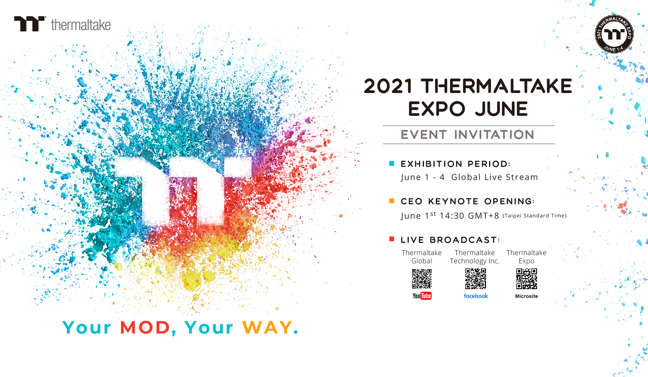 2021 Thermaltake Expo June Virtual Exhibition Foreword