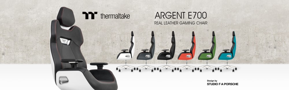 Thermaltake và Studio F. A. Porsche Công Bố Hợp Tác Thiết Kế ARGENT E700 Real Leather Gaming Chair_1
